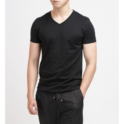 Áo Phông Cổ Tim Giá Rẻ Vải Dày Mịn 24h