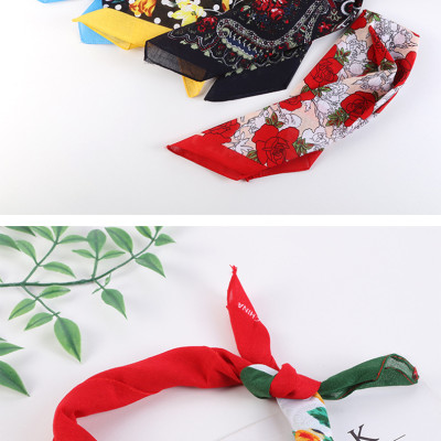 Khăn Bandana phong cách Vintage dễ thương 54x54cm