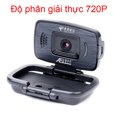 ROGTZ - Webcam học Online cho máy tính AEBell BL-U22W Độ phân giải HD 720P Micro thu âm đa hướng Quay 360 độ Trục xoay linh hoạt Chỉnh sáng thông minh Cáp dài 1,5m USB 2.0  Tương thích nhiều HĐH Dễ cài đặt Dễ sử dụng - Hàng Chính Hãng
