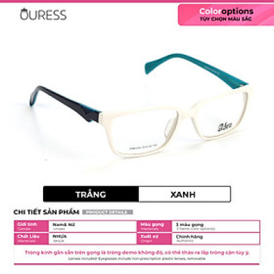 Gọng kính tr90 siêu nhẹ siêu bền thời trang Ouress DN6334