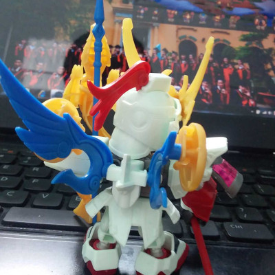 Đồ Chơi Xếp hình Gundam Triệu Tử Long - Mô Hình Lắp ghép Tam Quốc A004