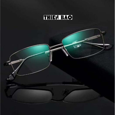Kính lão thị viễn thị , gọng titanium siêu dẻo KV60Đ hàng đẹp tròng Nhật full viền cực sang NAM NỮ
