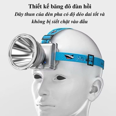 Đèn Pin Đội Đầu Ultra S J78 Vỏ Nhôm – Siêu Sáng 3000W, Rọi Xa 1500M, Pin Trâu Xuyên Đêm