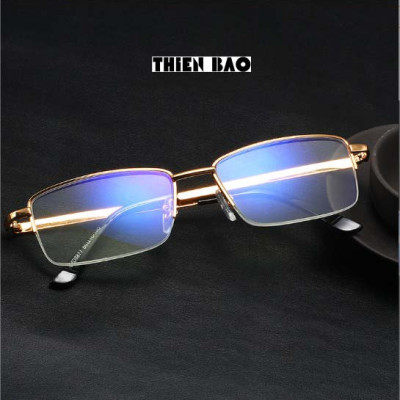 Kính lão thị, viễn thị trung niên xem chữ Nam nữ xẻ cước thời trang tròng Nhật chống as xanh phản quang loại I Chuẩn độ