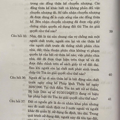 100 câu hỏi giải quyết tranh chấp về đất đai tại Toà án