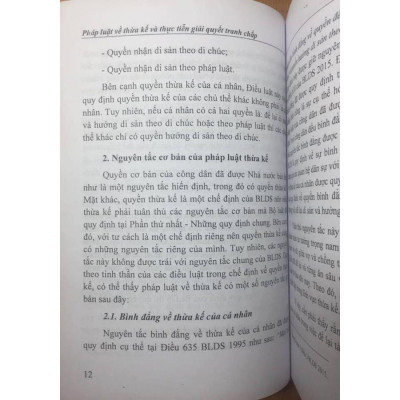 Pháp luật về thừa kế và thực tiễn giải quyết tranh chấp