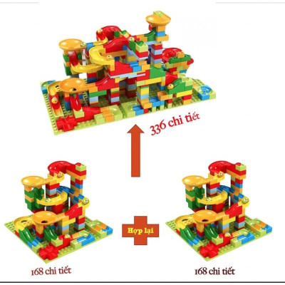 Đồ chơi Lê Gô xếp hình thả bi 168 chi tiết cho bé