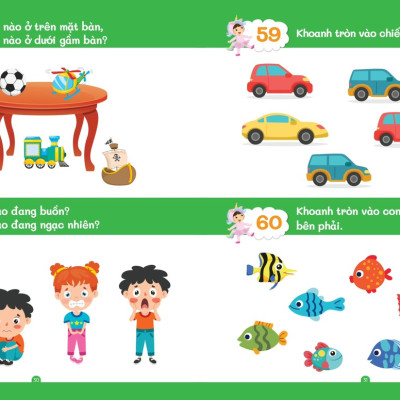 Bộ 4 cuốn 30 Ngày Phát Triển Trí Tuệ Dành Cho Trẻ Từ 2 - 4 Tuổi Rèn Luyện Khả Năng Tư Duy Quan Sát
