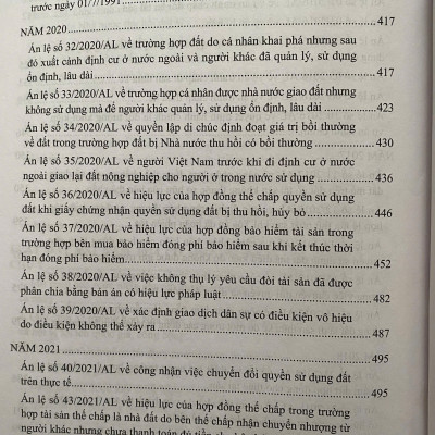 Luật Đất Đai Năm 2024 Và Án Lệ Giải Quyết Vụ Án, Vụ Việc Về Đất Đai Trong Thực Tiễn Xét Xử