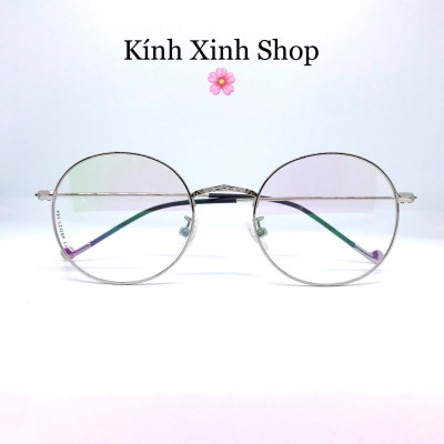 Kính Mắt tròn nhỏ gọng kim loại tăm mảnh Hàn Quốc (Nhiều Màu)