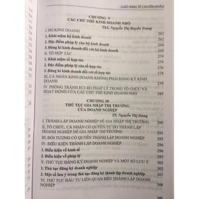 Luật kinh tế chuyên khảo