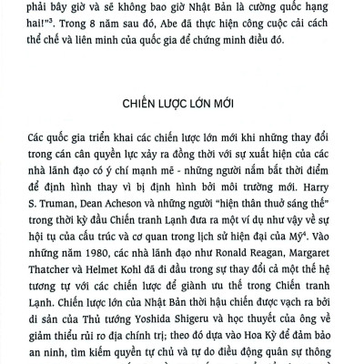 Tuyến Lợi Thế - Chiến Lược Lớn Của Nhật Bản Trong Kỷ Nguyên Abe Shinzo