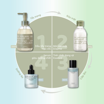 Bộ skincare 4 sản phẩm Lassie