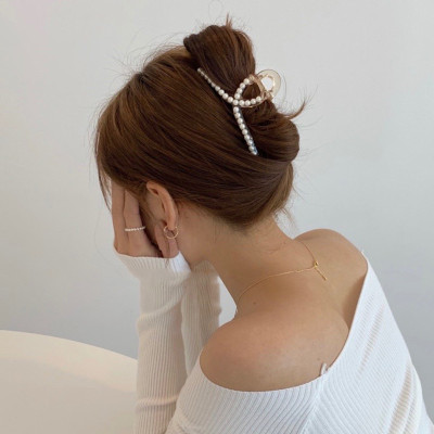 Kẹp càng cua đính ngọc dễ thương KAH166