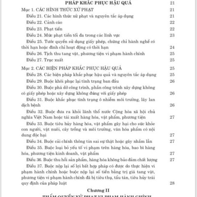 Luật xử lý vi phạm hành chính 2020 và các văn bản hướng dẫn thi hành