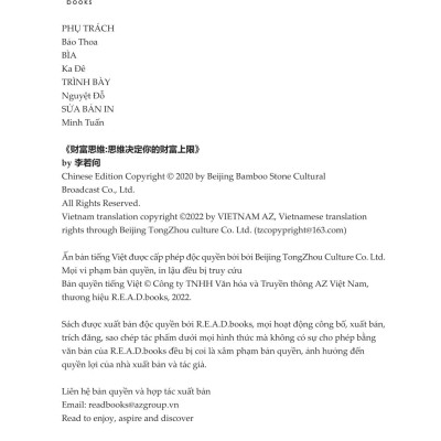 Tư Duy Giàu Nghèo: Tư Duy Quyết Định Mức Độ Giàu Có Của Bạn