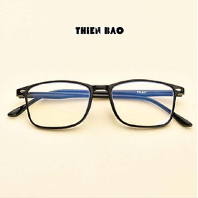 Kính thời trang 0 độ chống as xanh, lọc sáng Nam nữ bảo vệ mắt hàng đẹp tròng Nhật KV301