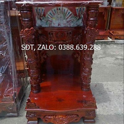 Bàn Thờ Thần Tài Ông Địa gỗ Tràm 48-81cm