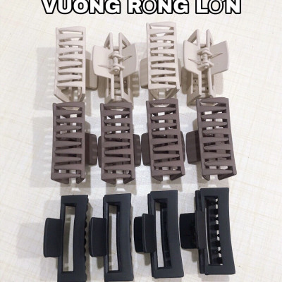 Kẹp gấp tóc mẫu nhám phong cách Hàn Quốc xinh xắn cho nữ - giao màu ngẫu nhiên 