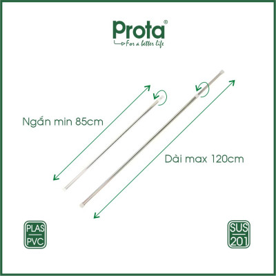[CHÍNH HÃNG] Prota Thanh treo tường inox đa năng không cần khoan tường ống 16mm - Cam kết 1 đổi 1