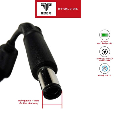 Sạc Tương Thích Cho Laptop Máy Tinh Hp Notebook Pc Elietbook 8470W - Hàng Nhập Khẩu New Seal TEEMO PC TEAC713