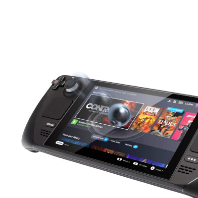 Miếng Dán Kính Cường Lực cho Máy Chơi Game Valve Steam Deck / Steam Deck OLED (Bộ 2 Miếng) - Hàng Chính Hãng