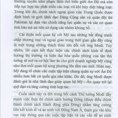 Điều Chỉnh Chính Sách Đối Ngoại Của Ấn Độ Dưới Thời Thủ Tướng N.Modi