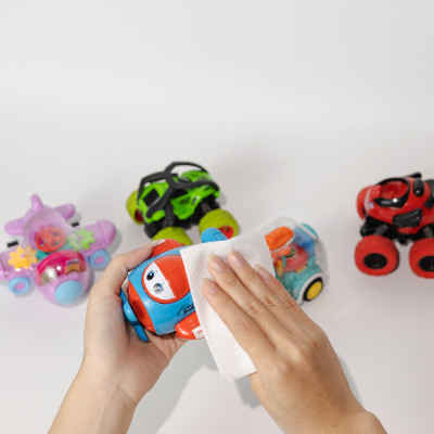 Khăn giấy ướt cho bé Ecobi không mùi không cồn không paraben an toàn cho làn da nhạy cảm của bé