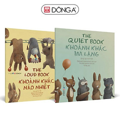 Sách - Combo 2 cuốn Khoảnh khắc im lặng và Khoảnh khắc náo nhiệt - Đông A
