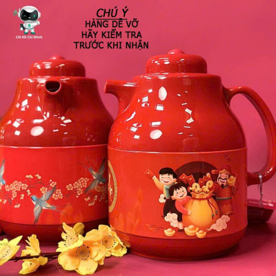 Bình trà giữ nhiệt Rạng Đông RD-1055 1 lít có LỌC TRÀ (màu ngẫu nhiên)