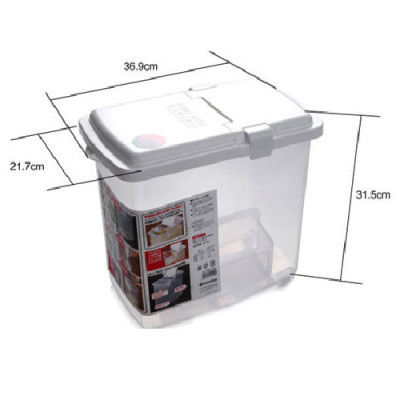 Thùng đựng gạo Inomata cao cấp 10kg kèm ca đong - Nội địa Nhật