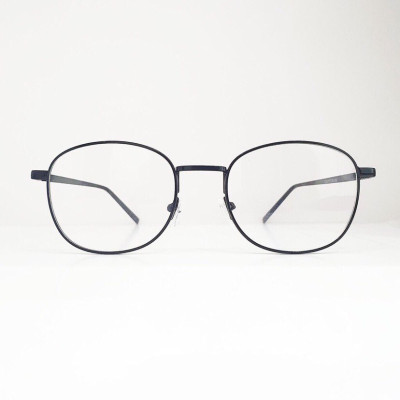 Kính Mắt vuông kim loại bản dày Hàn Quốc cao cấp