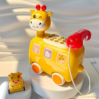 Điện Thoại Đồ Chơi Cho Bé, Ô Tô Đồ Chơi Hình Hươu Phát Nhạc, Hát Ru Vui Nhộn Cho Bé, Đồ Chơi Trẻ Em HT SYS