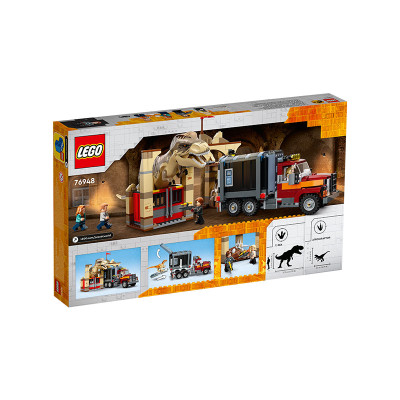 Đồ Chơi LEGO Khủng Long T. Rex & Atrociraptor Tẩu Thoát 76948 (466 chi tiết)