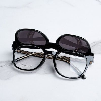 Gọng Kính 2 Trong 1 Vuông SHADY Unisex G2328