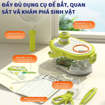 Hộp nuôi côn trùng Mideer insect box