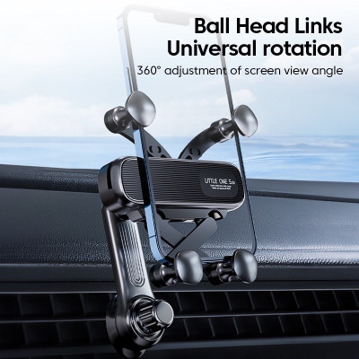 Giá đỡ điện thoại gắn cửa điều hòa không khí xe hơi ô tô car xoay 360 độ tiện dụng 2024 Phụ Tùng - miếng lót chuột