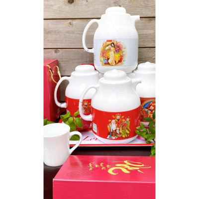 BÌNH PHA TRÀ HOA VĂN TẾT 1055TS