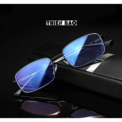 Kính lão thị, viễn thị HAI TRÒNG nhìn Xa - gần TIỆN LỢI cực đẹp KV22 gọng titan Dẻo cực bền toàn viền cao cấp Loại I ( Xa 0 gần có độ)