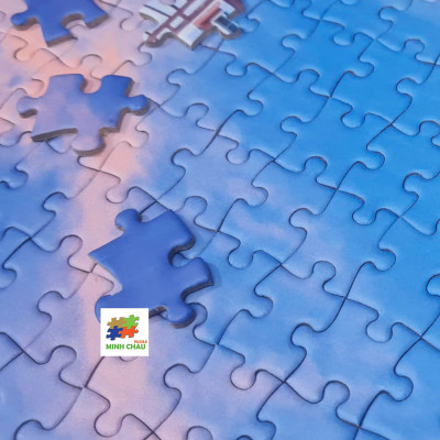 Nhà Thờ St. Basil, Nga - Bộ Tranh Ghép Hình Minh Châu 1500 Mảnh Kích Thước 60x80cm