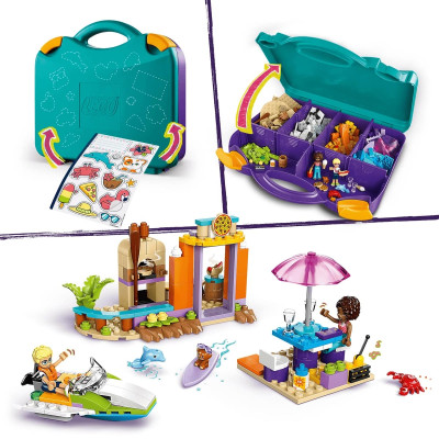 LEGO FRIENDS 42672 Đồ Chơi Lắp Ráp Vali Du Lịch Biển Sáng Tạo (188 chi tiết)