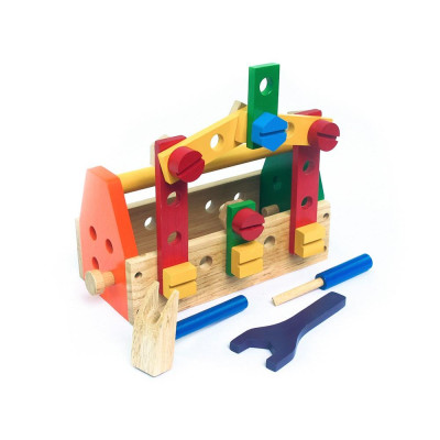 Đồ chơi gỗ Bộ đồ nghề sửa chữa  | Winwintoys 61192 | Phát triển khả năng sáng tạo, khéo léo | Đạt tiêu chuẩn CE và TCVN