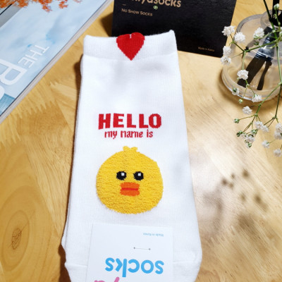 Tất vớ nữ cổ ngắn hình thú Kikiya cao cấp Hàn Quốc W-A-007