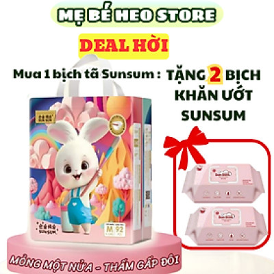 Tã dán Sun Sum - thương hiệu Ta Hàn Quốc size S M L