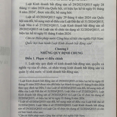 Luật Kinh doanh bất động sản và văn bản hướng dẫn thi hành