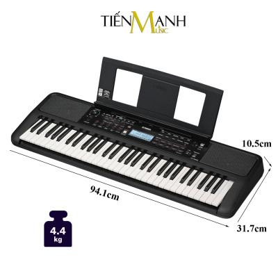 Bộ Đàn Organ Yamaha PSR-E383 - Đàn, Chân, Bao, Nguồn Keyboard PSR E383 Hàng Chính Hãng