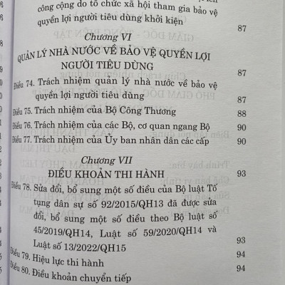 Luật Bảo Vệ Quyền Lợi Người Tiêu Dùng 