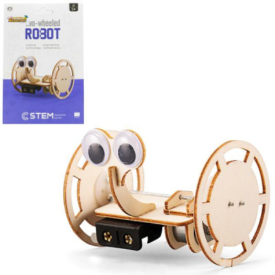 Đồ Chơi Lắp Ráp 3D STEM Bằng Gỗ - Two Wheeled Robot - Robot Thăng Bằng - Chuang Huang CH2039