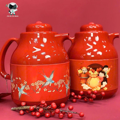 BÌNH PHA TRÀ HOA VĂN TẾT 1055TS