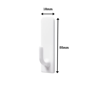 Vỉ 2 móc treo tường cường lực 900g 3M 3M-17501